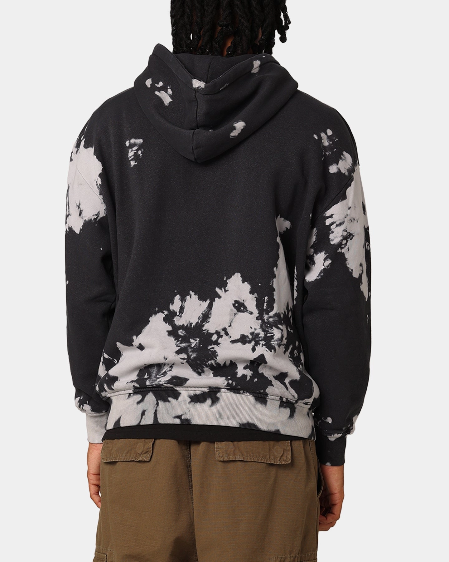 Playboy Tie Dyed Bunny Hoodie Black Tie Dye BondedFabric