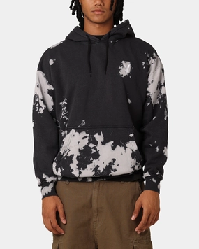 Playboy Tie Dyed Bunny Hoodie Black Tie Dye Minimalist Style