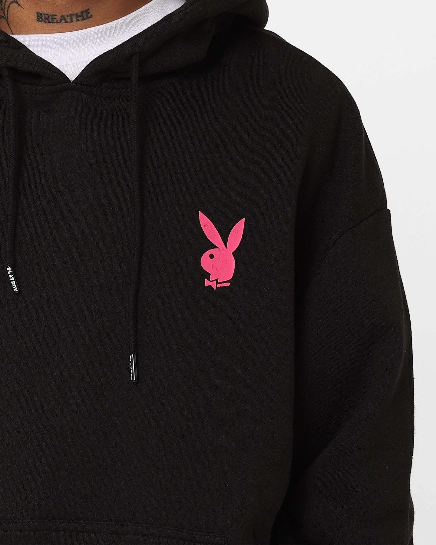 Mittens Playboy Wavy Stack Hoodie Black