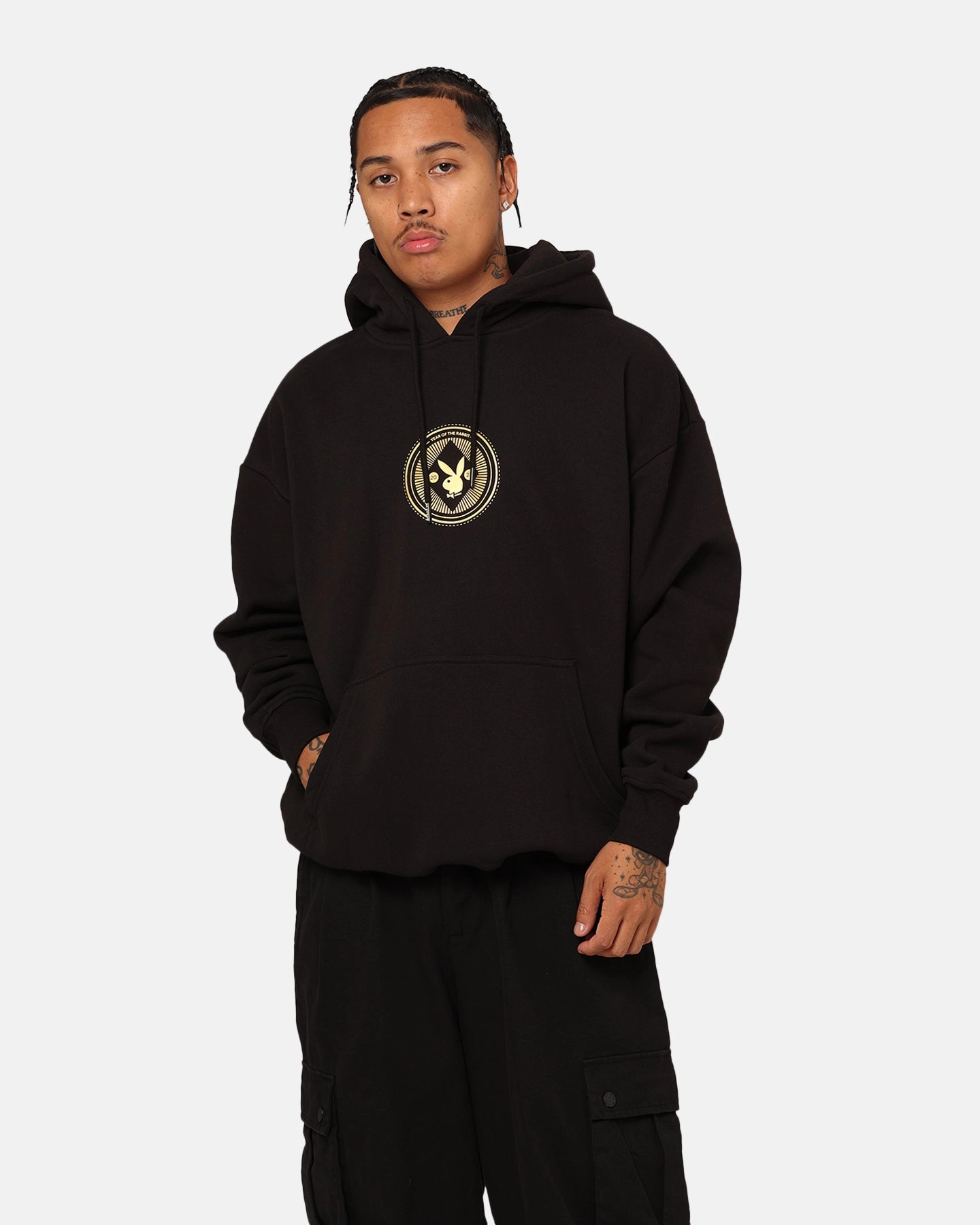 Street Chic Child Playboy Year Of The Rabbit Hoodie Black