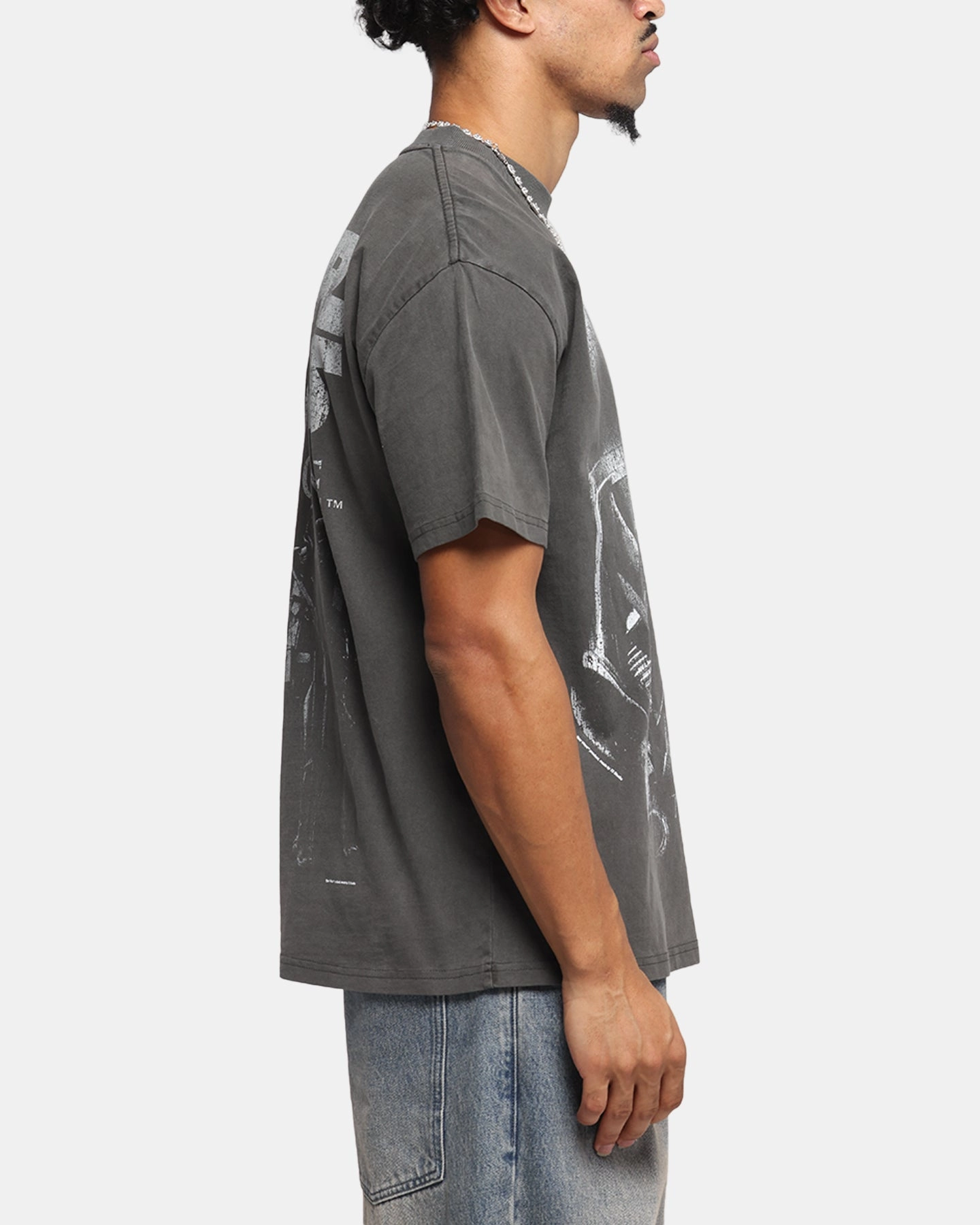 Abstract print 73 Studio Star Wars Death Trooper Vintage T-Shirt Black Wash