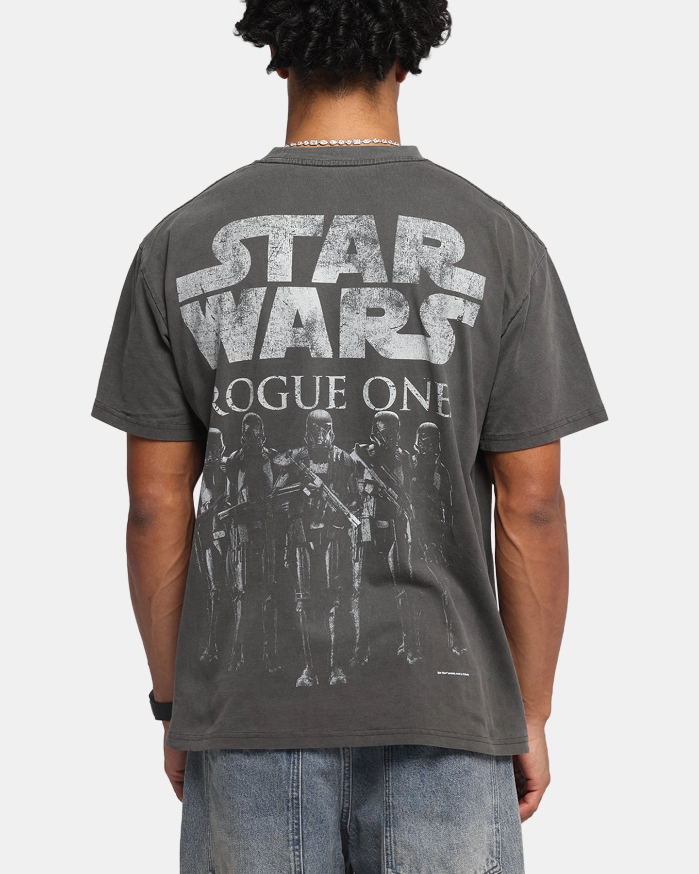 73 Studio Star Wars Death Trooper Vintage T-Shirt Black Wash Cozy Design Bold Comfort