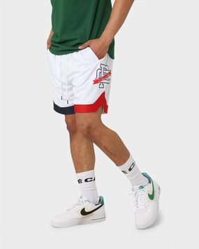 Carr?? Team Paris Basketball Shorts White Classic Fit