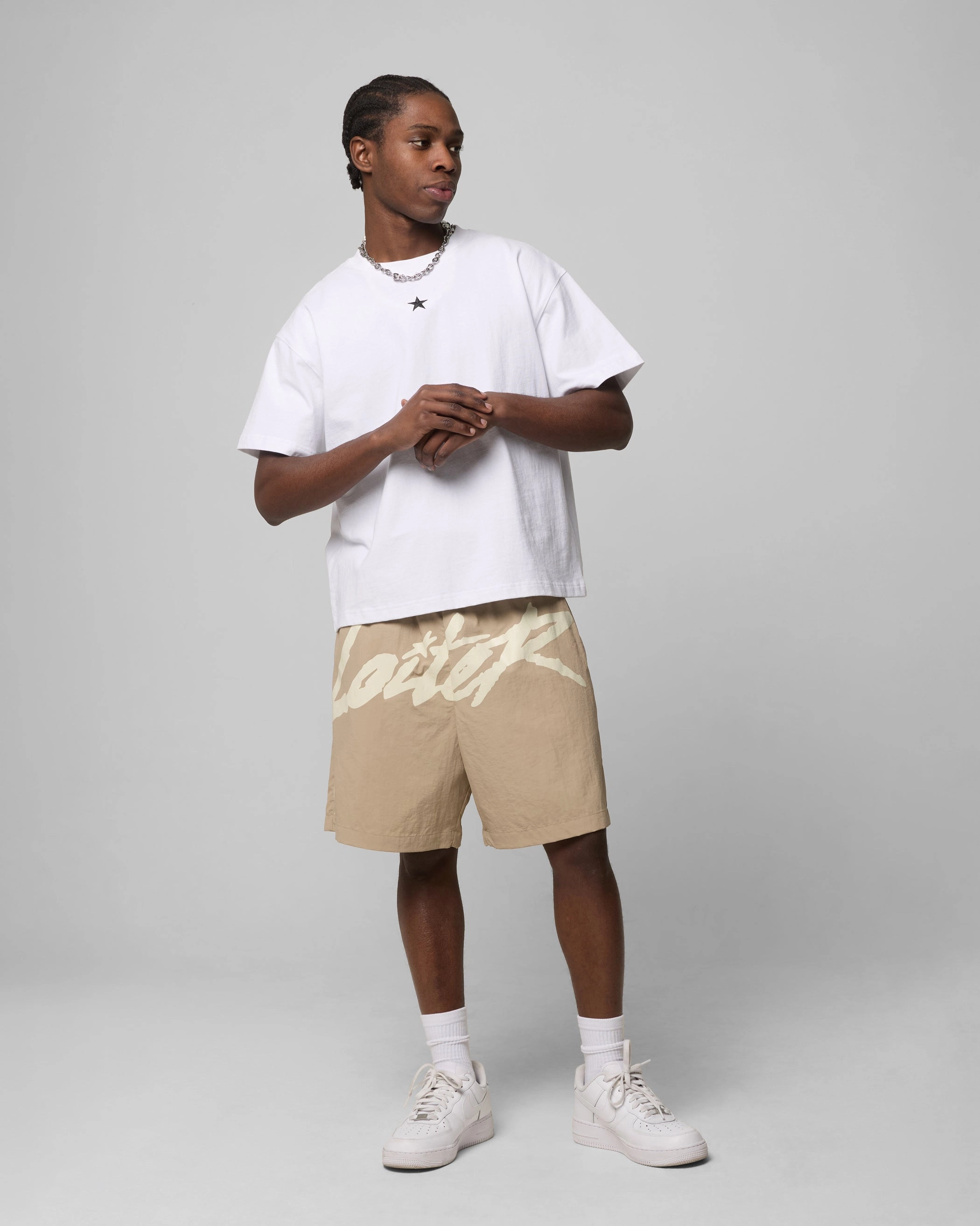 Polyester shorts Loiter Rodeo Shorts Stone