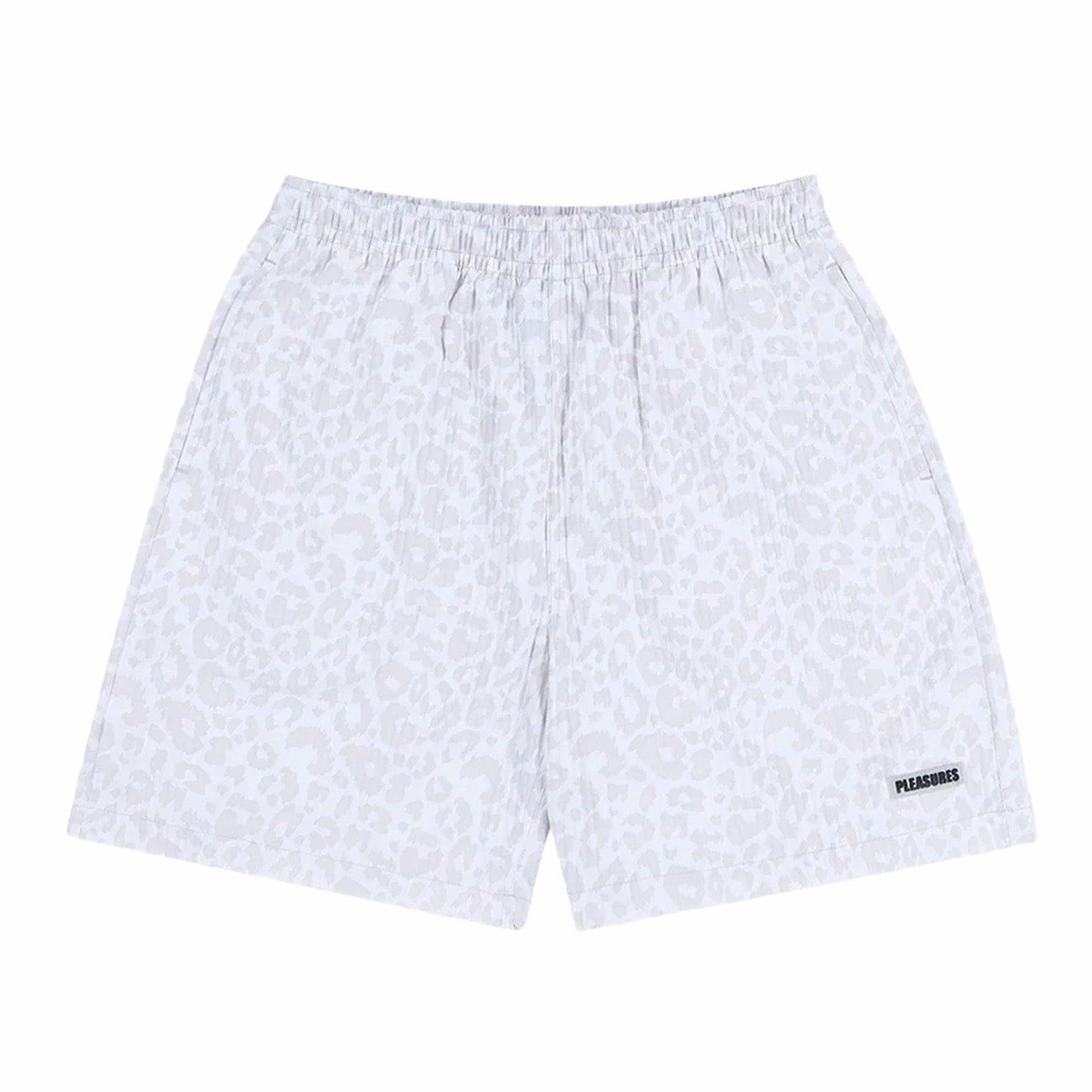 Pleasures Leopard Active Shorts 'White' dancewear Tennis shorts