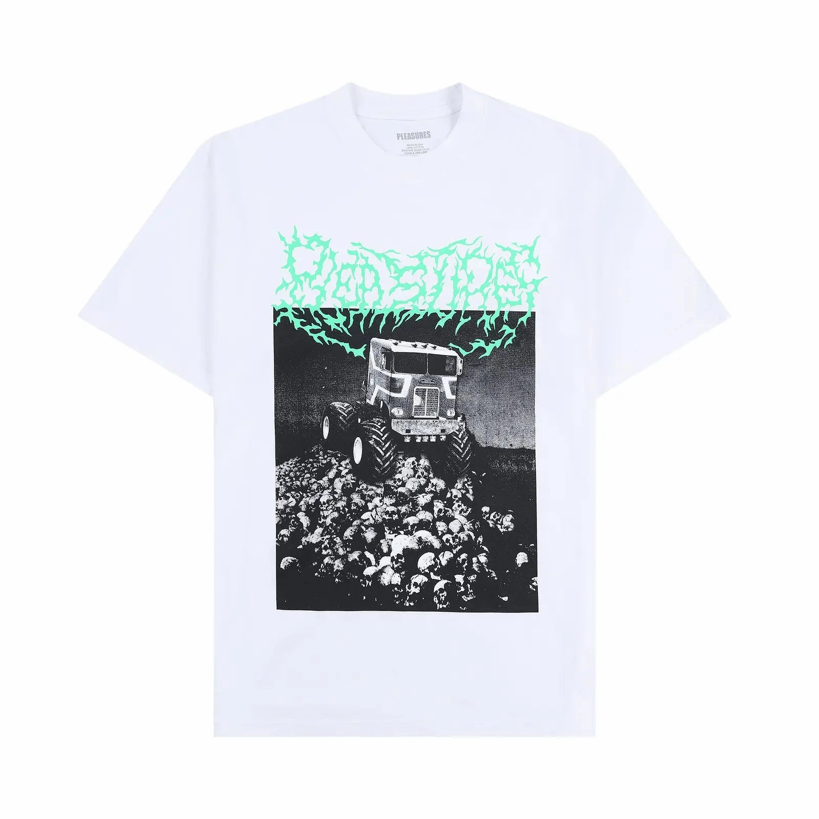 Pleasures Off Road T Shirt 'White' Office Wear