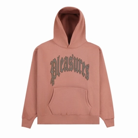 low altitude operation Sweat Resistant Pleasures Twitch Studded Hoodie 'Clay'