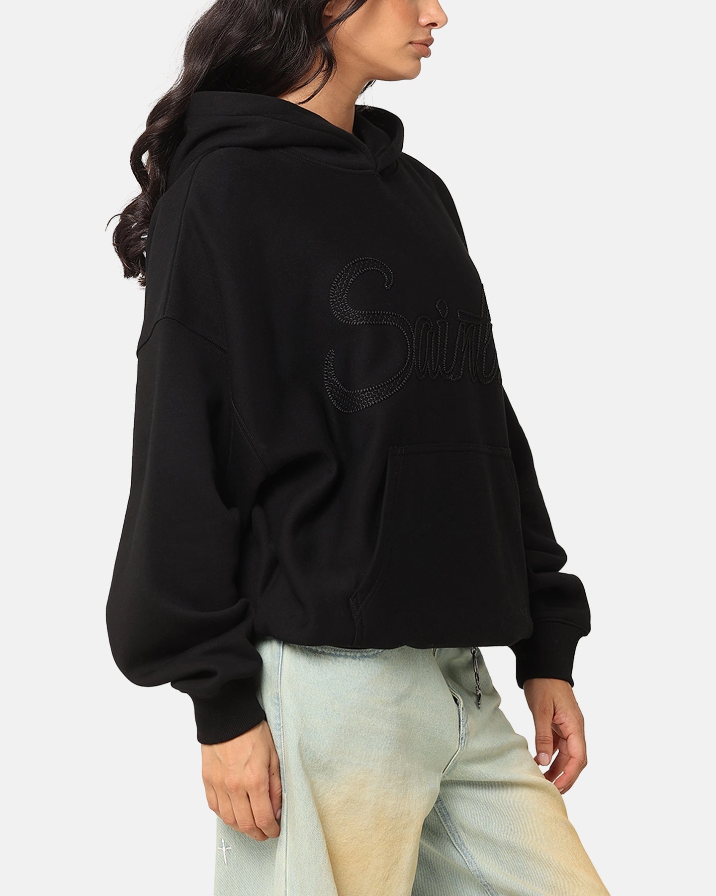 Saint Morta Scribere Premium Hoodie Black HemLock Adjustment System Temperature Regulating Fabric