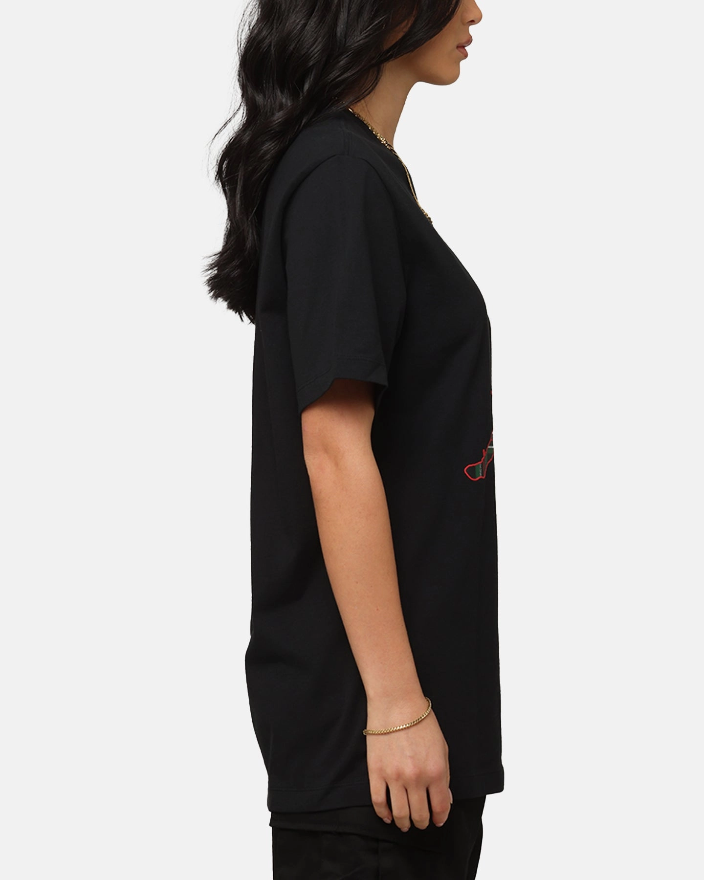 Daily Style Trend Street Outfit Jordan Flight Essentials Holiday Crewneck T-Shirt Black