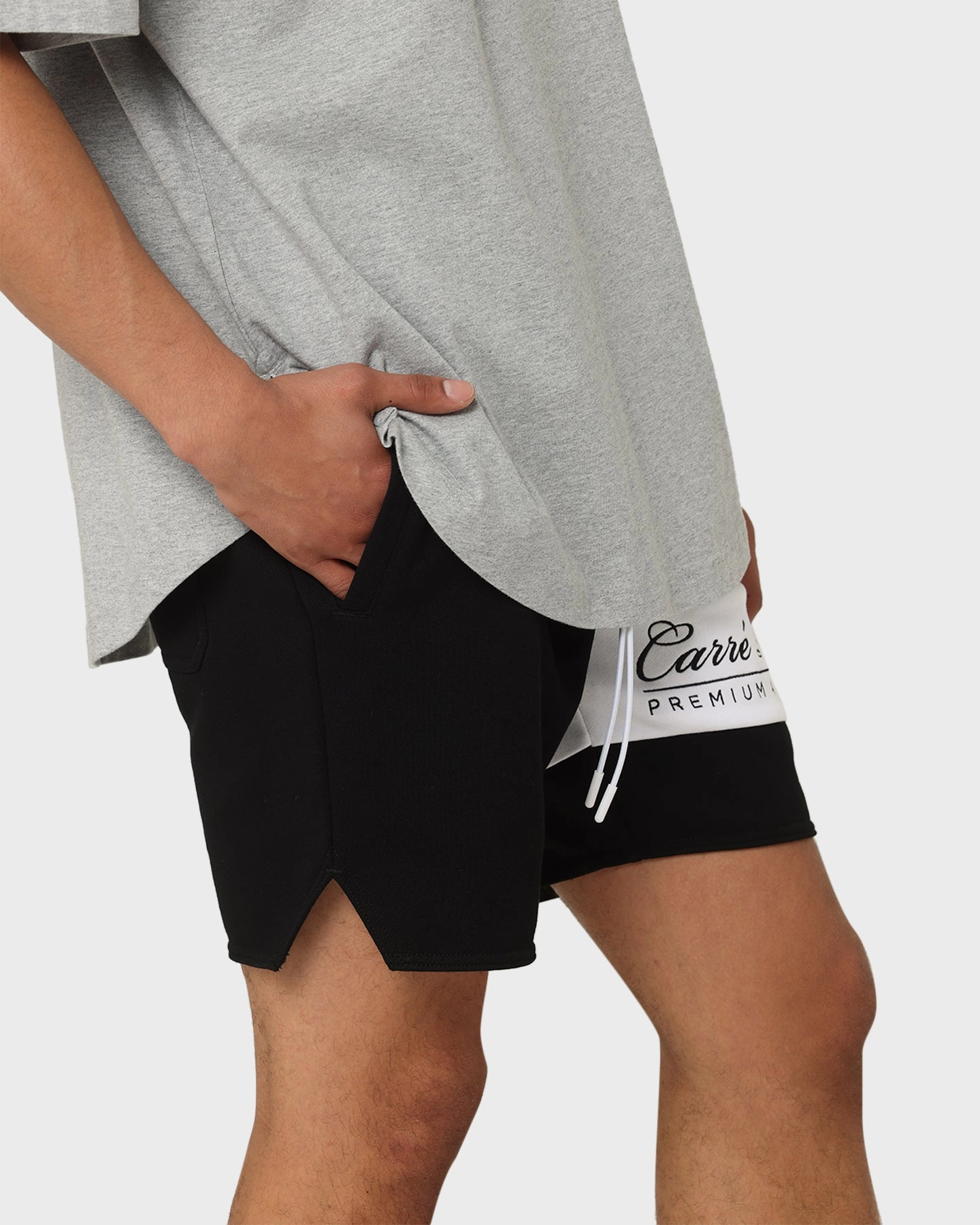 rooftop party look Carre Premium Athletic Sweat Shorts Black