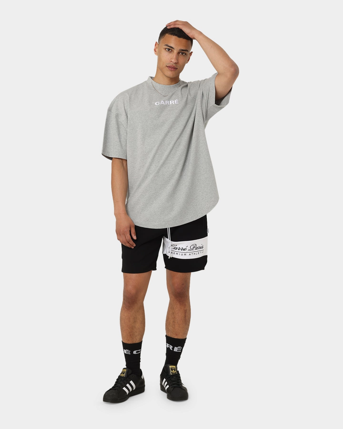 Carre Premium Athletic Sweat Shorts Black Basketball shorts