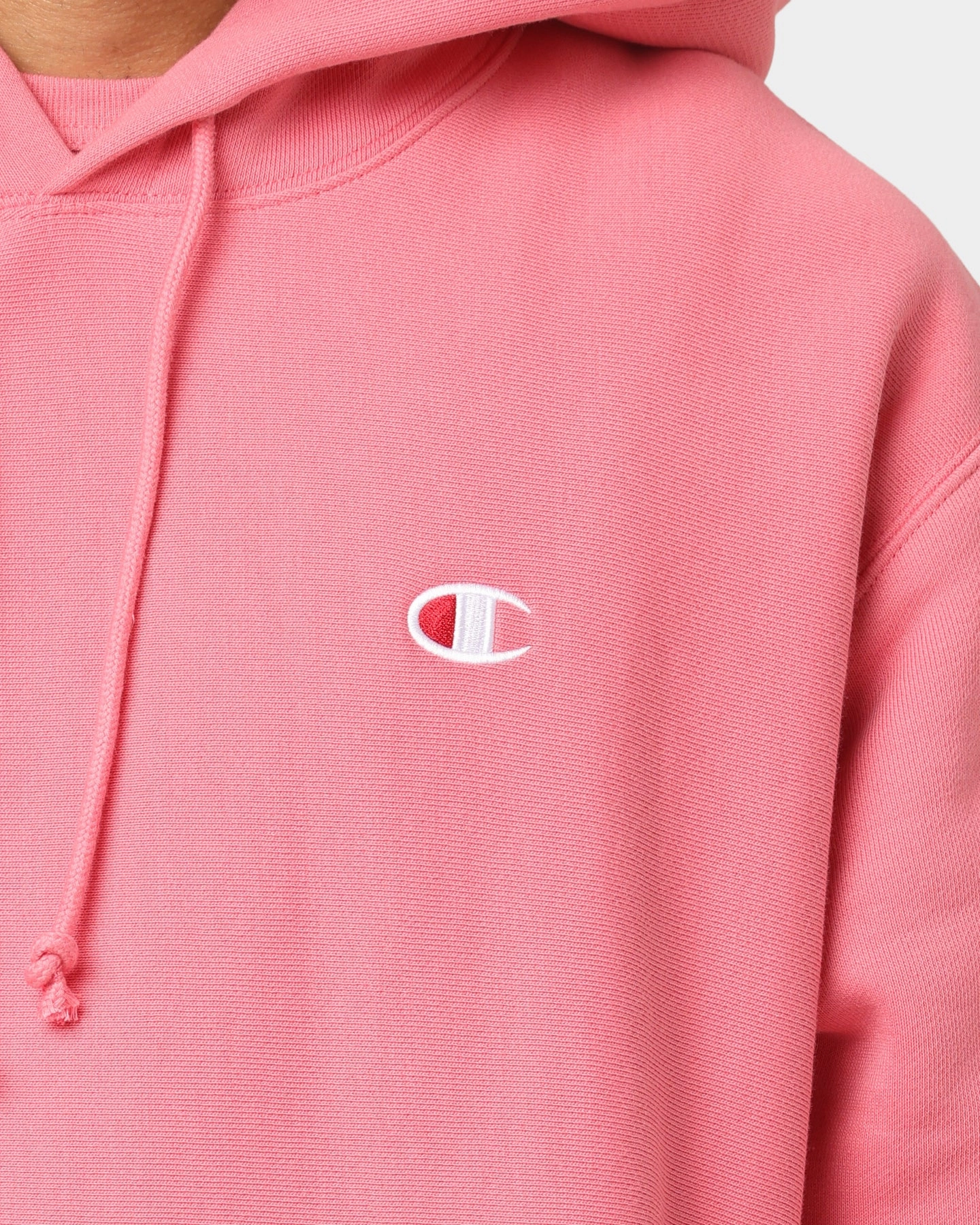 Champion Reverse Weave Hood Tickled Rose Booking keepsake