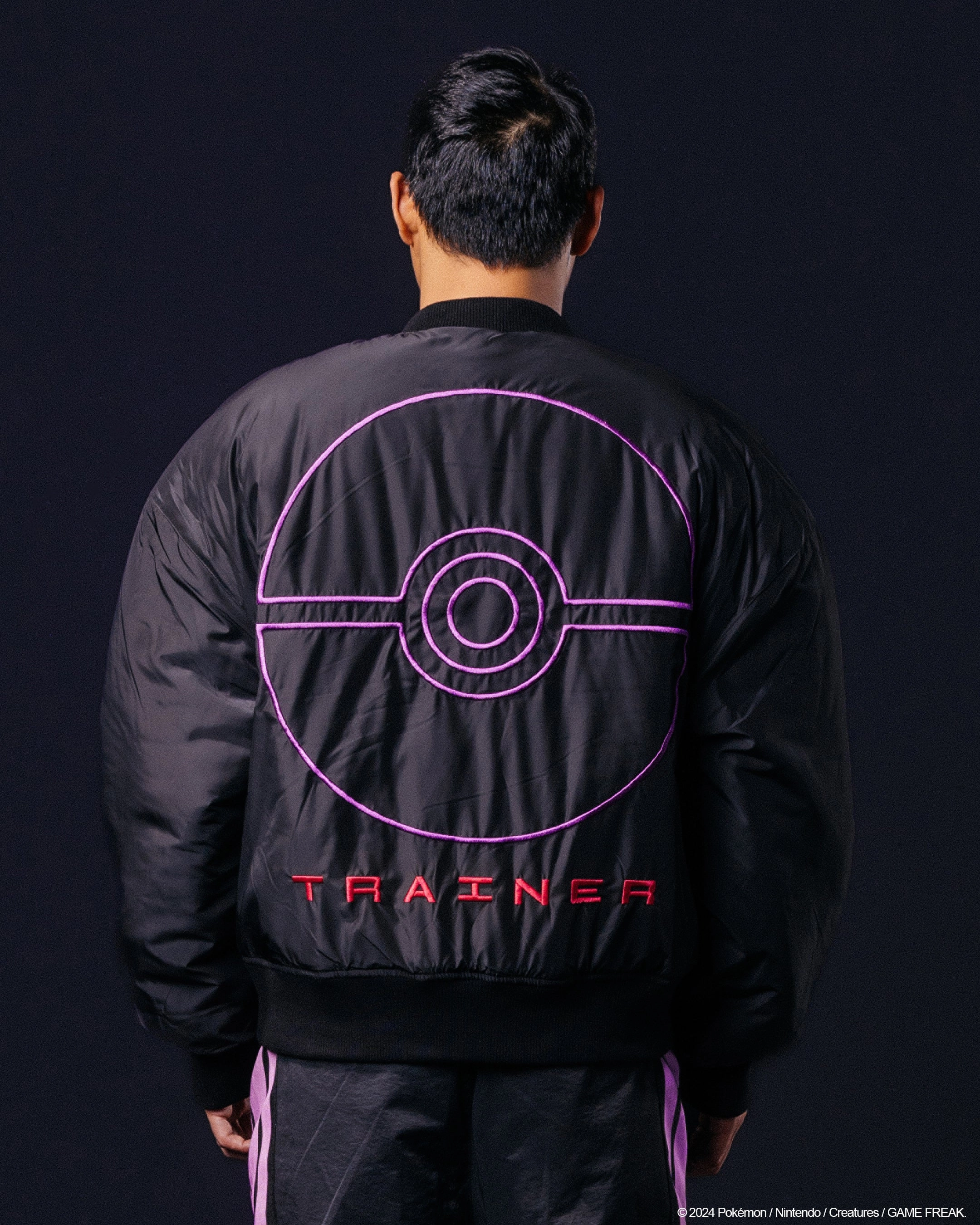 Pok??mon By Loiter Master Ball Bomber Jacket Black Smart Wear