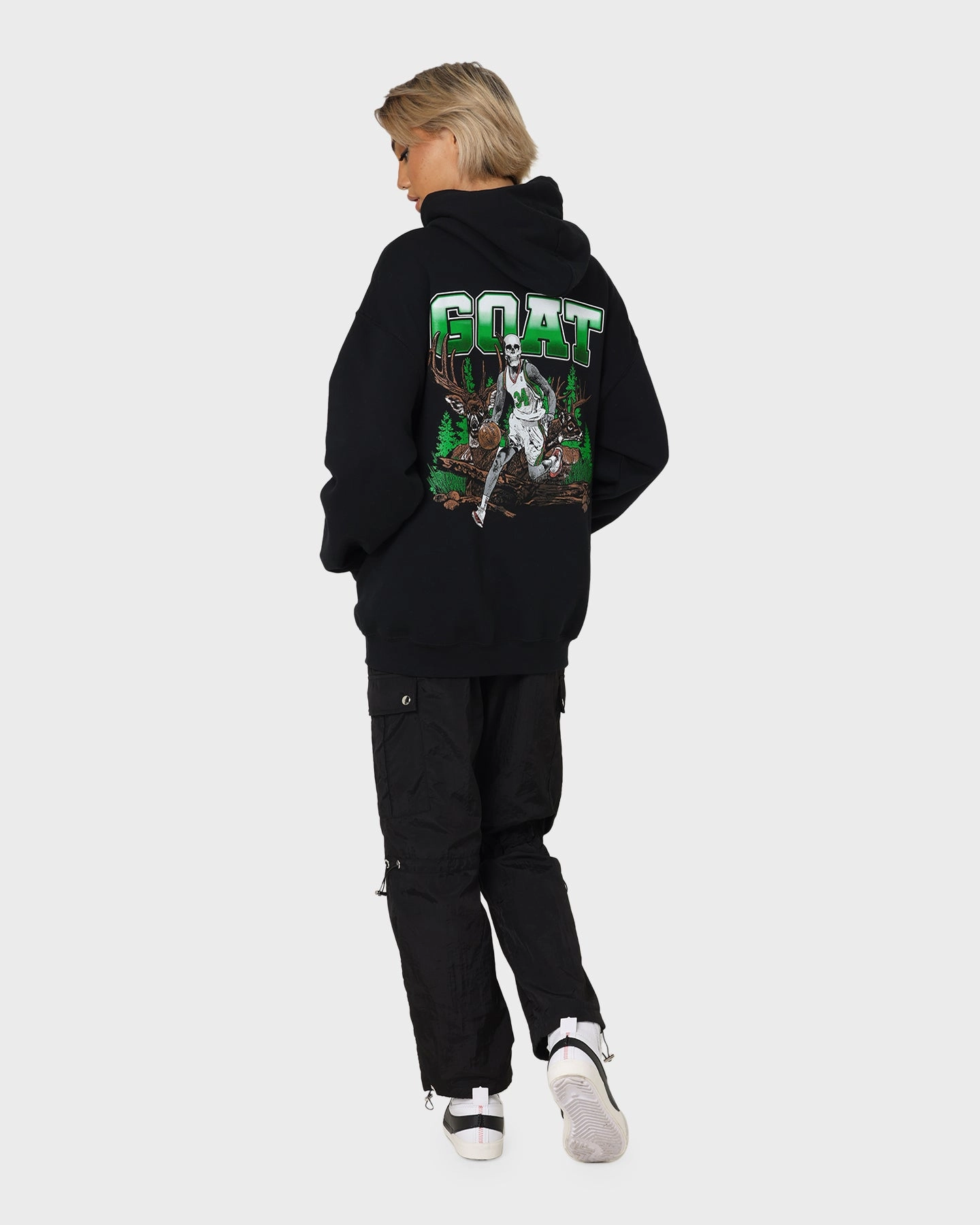 Goat Crew Buck Hunter Hoodie Black Rain Ready AntiStaticLining