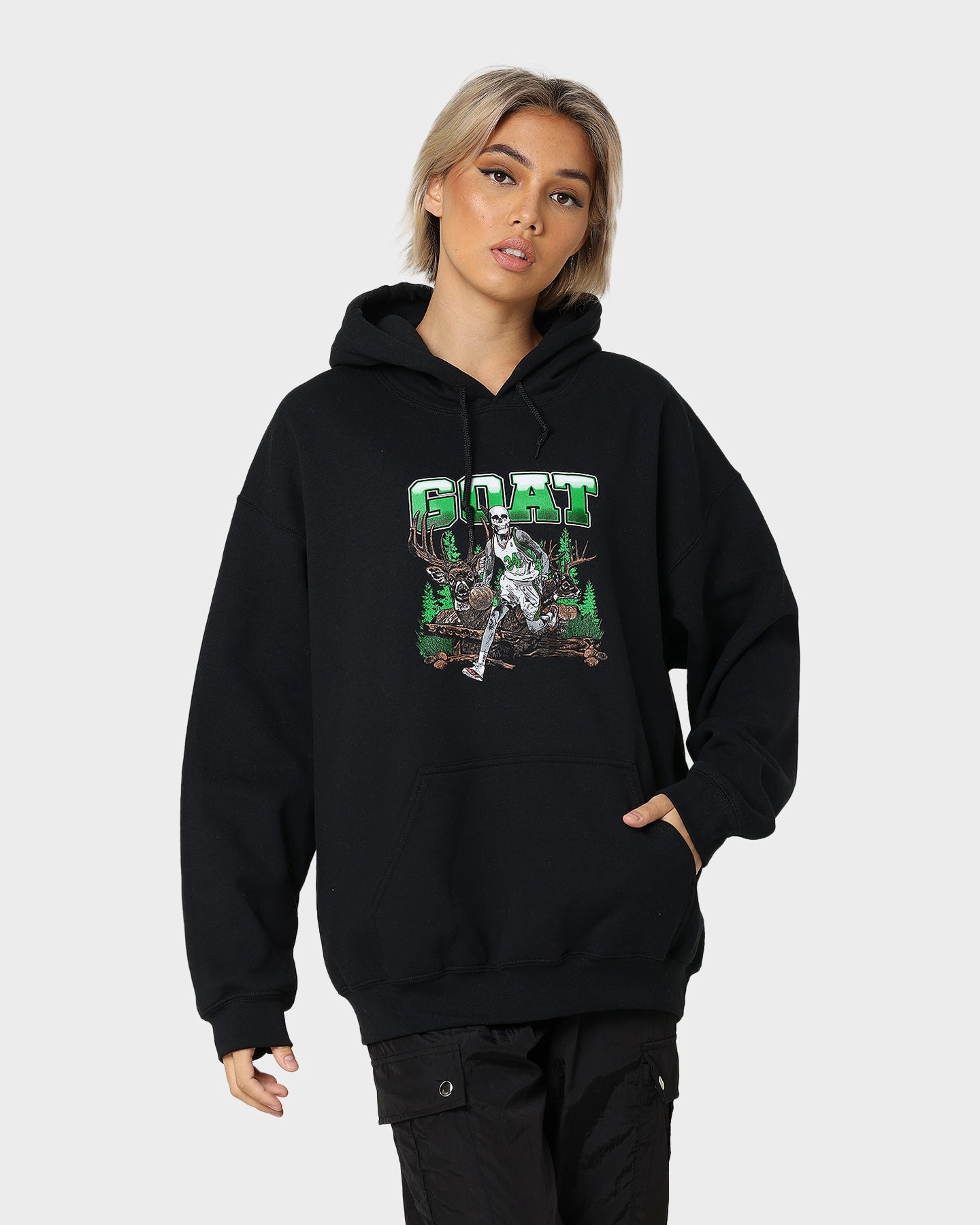Goat Crew Buck Hunter Hoodie Black Adaptive Climate Control
