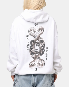 Saint Morta Entanglement Hoodie White Altruism Flexible Shoulder Mobility
