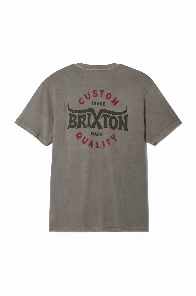 Brixton Gibson Standard Tee VintageWash Comfy Wear