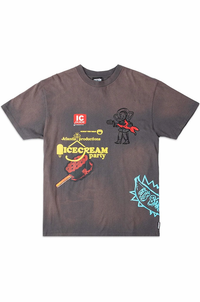 Icecream Check In For Laughs SS Tee Laser Cut Edges Timeless Comfort Wear