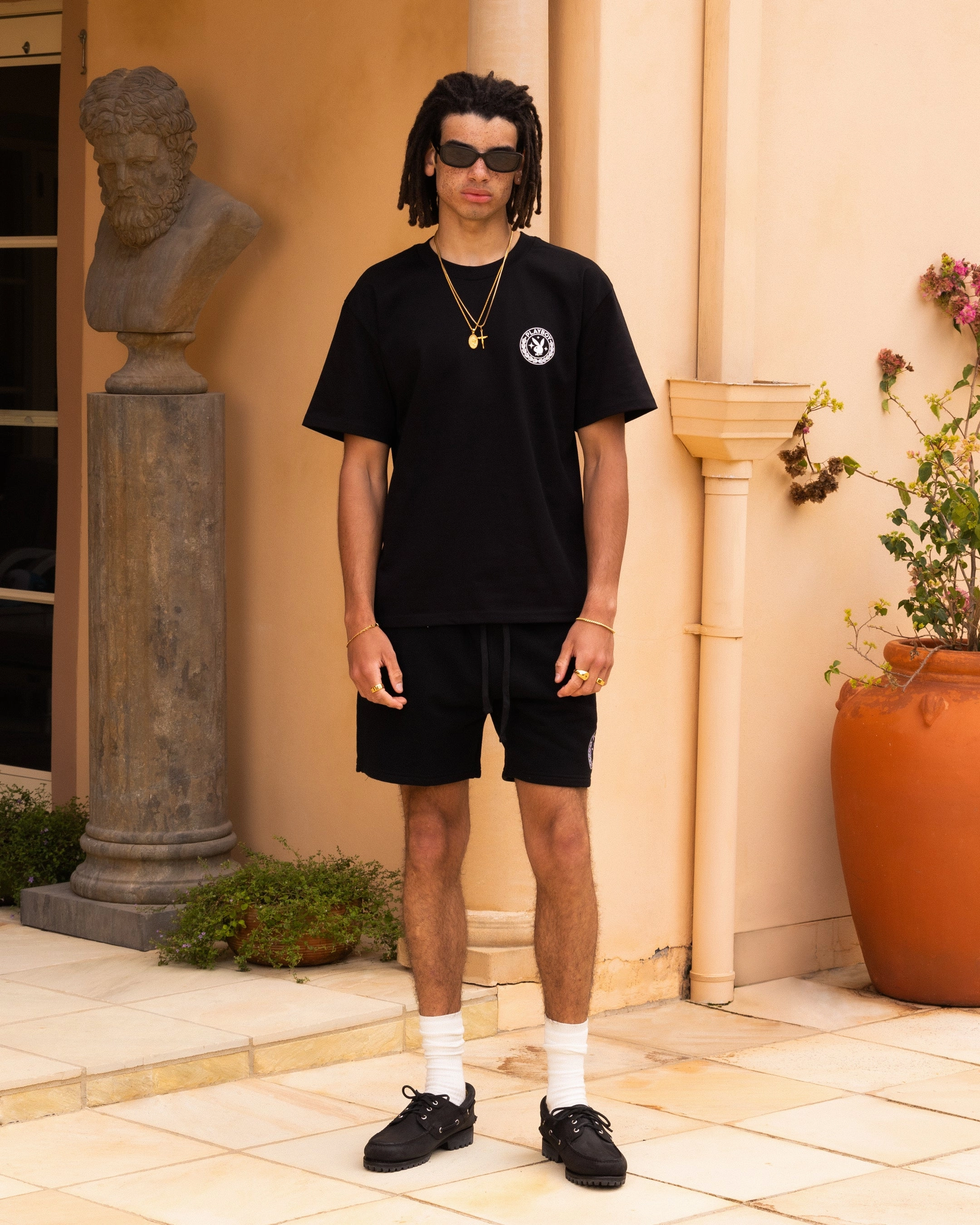 Mood Piece teenagers Playboy By Culture Kings A Class Shorts Black