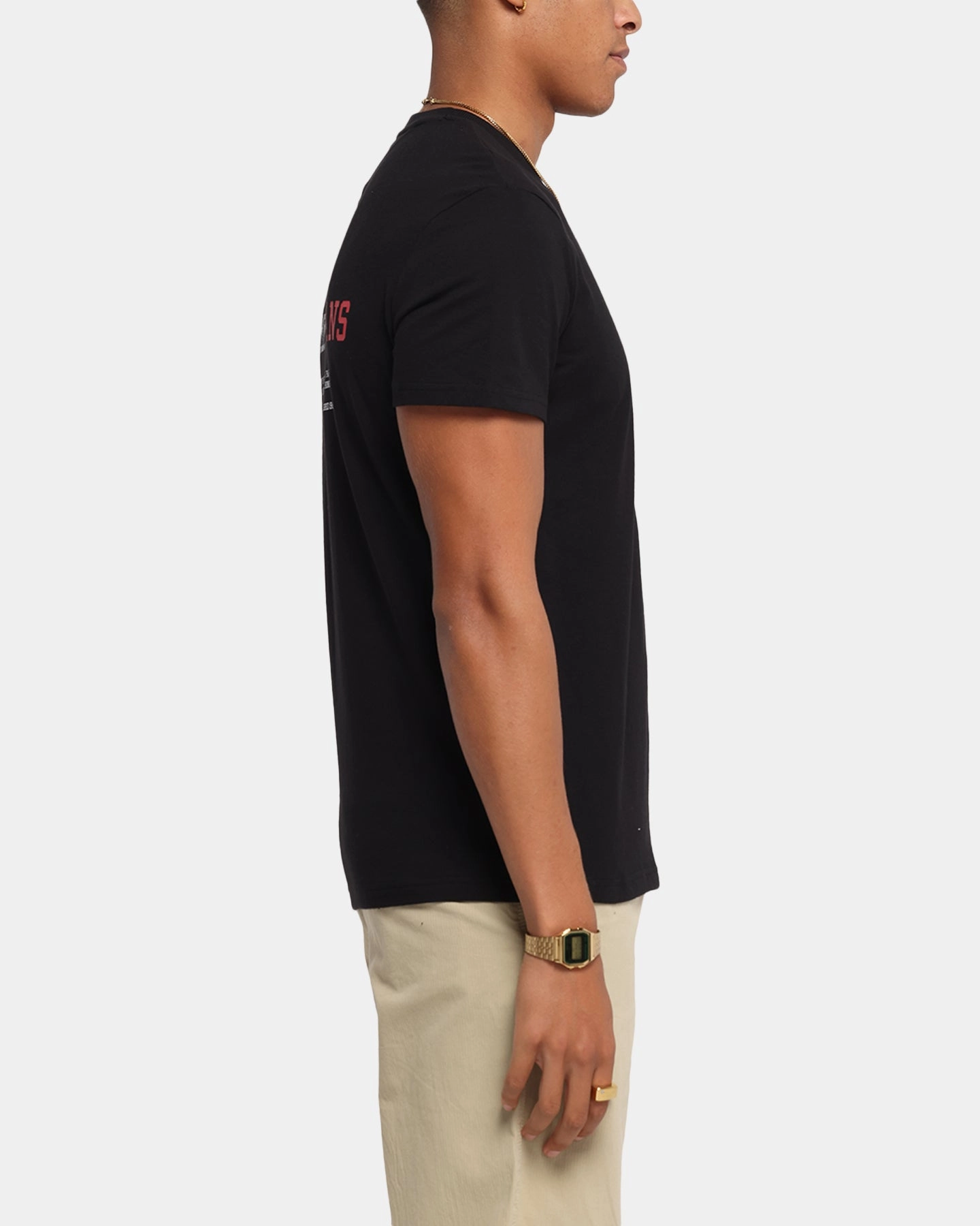 Flexible Neckline Fashion Must-Have Tommy Jeans Regular DNA Graphic T-Shirt Black