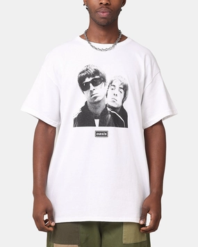 Soft Layering Feminine Appeal Oasis Photo T-Shirt White
