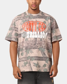 Post Malone Posty Co Camo T-Shirt Camouflage Comfy Layering Set In Sleeve