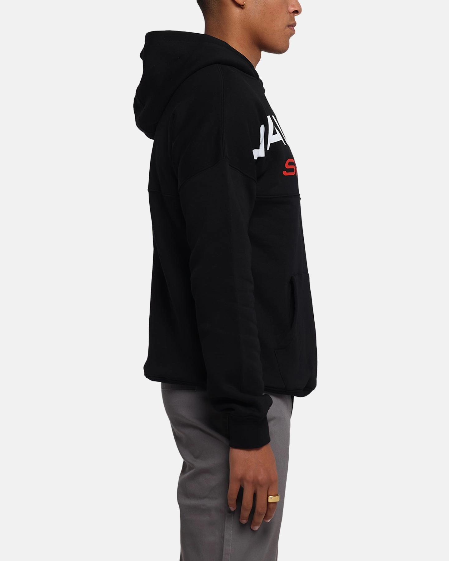 Nautica Beaufort Hoodie Black beach scene Shampoo