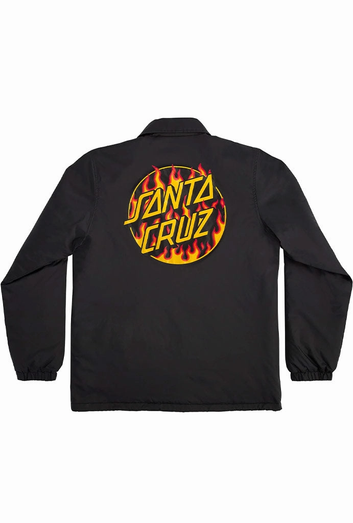 Santa Cruz X Thrasher Flame Dot Jacket Report Street Style