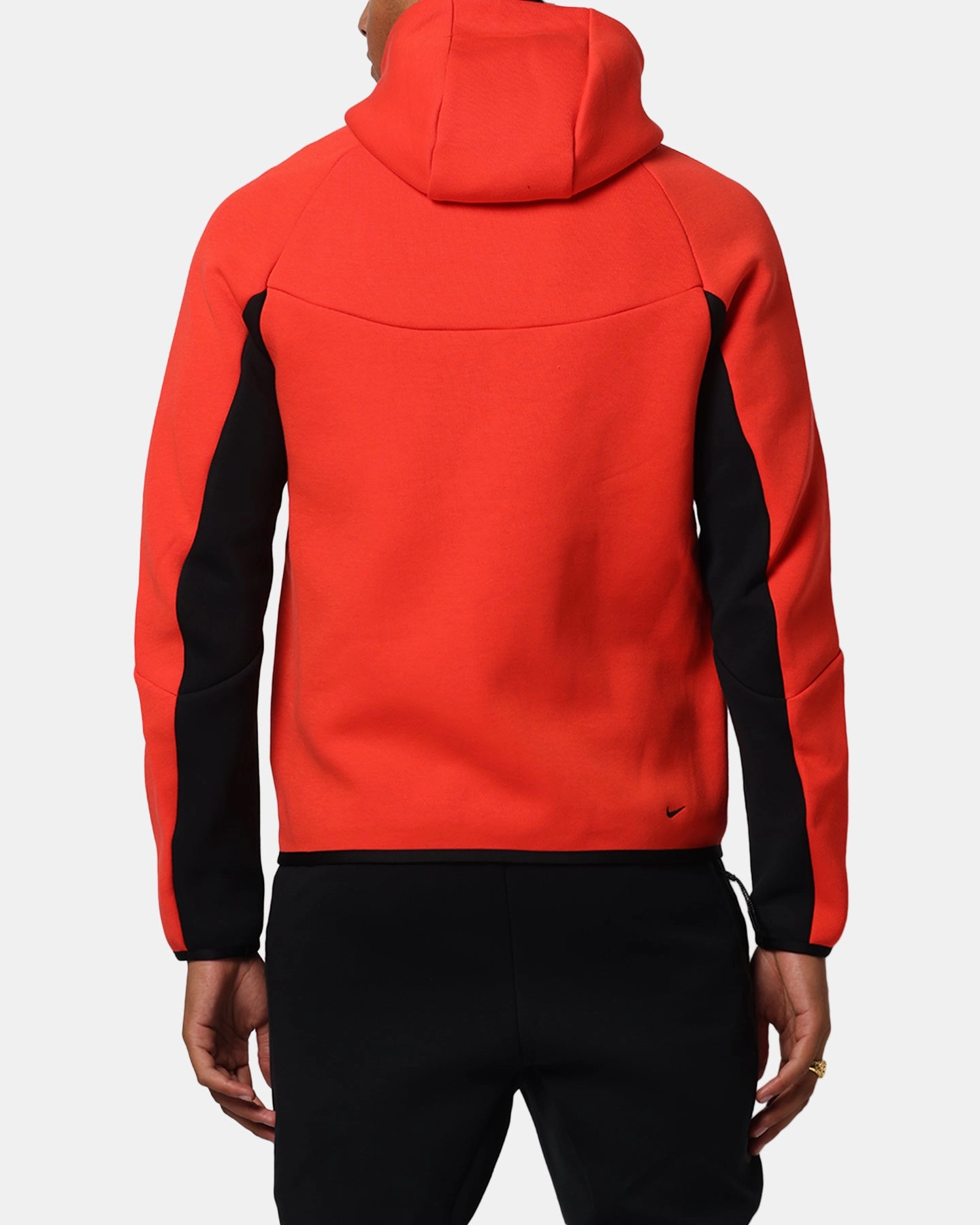 Nike Sportswear Tech Fleece Windrunner Full-Zip Hoodie Jacket Lt Crimson/Black Softshell Material