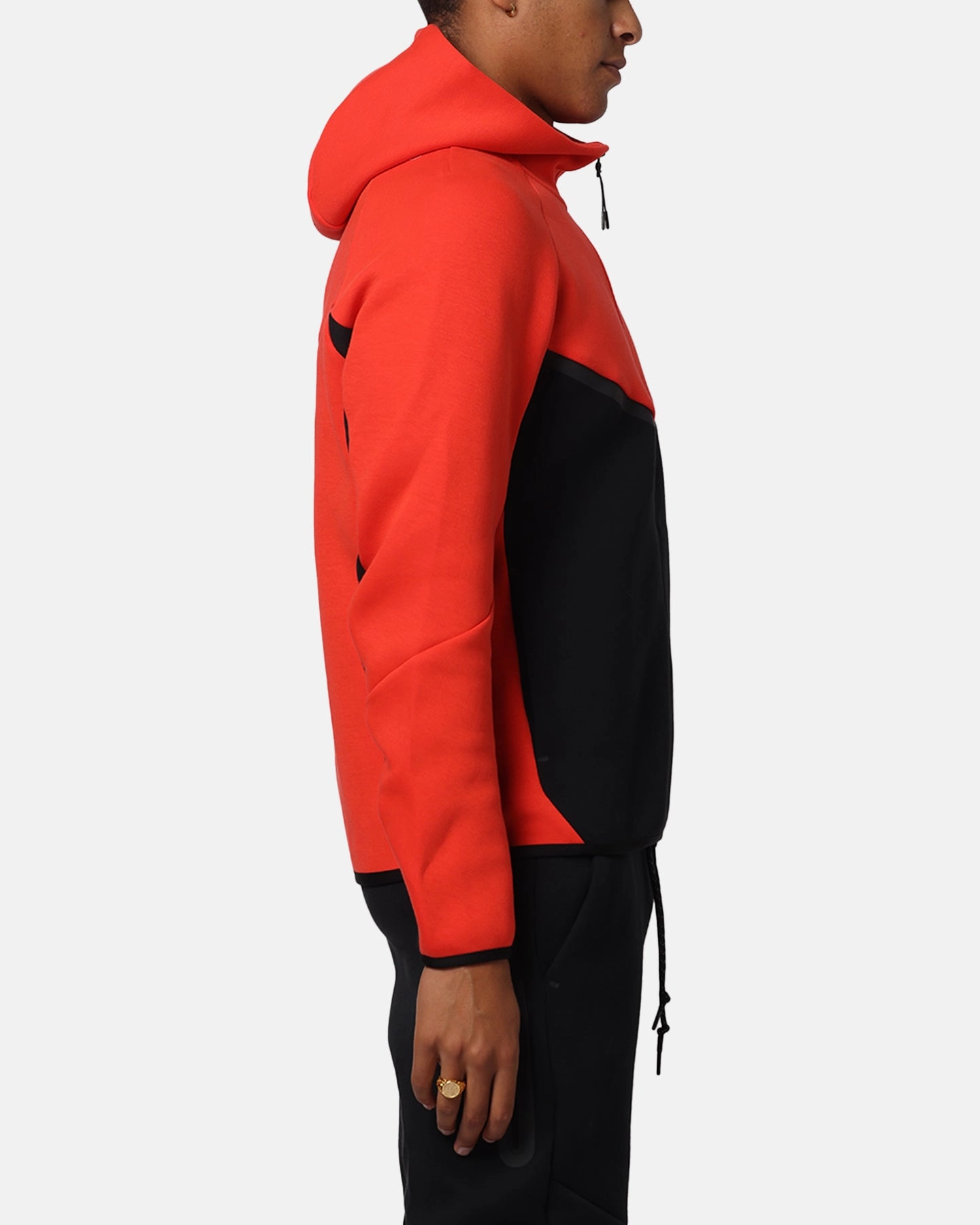 Nike Sportswear Tech Fleece Windrunner Full-Zip Hoodie Jacket Lt Crimson/Black Valentine's look Evaluation