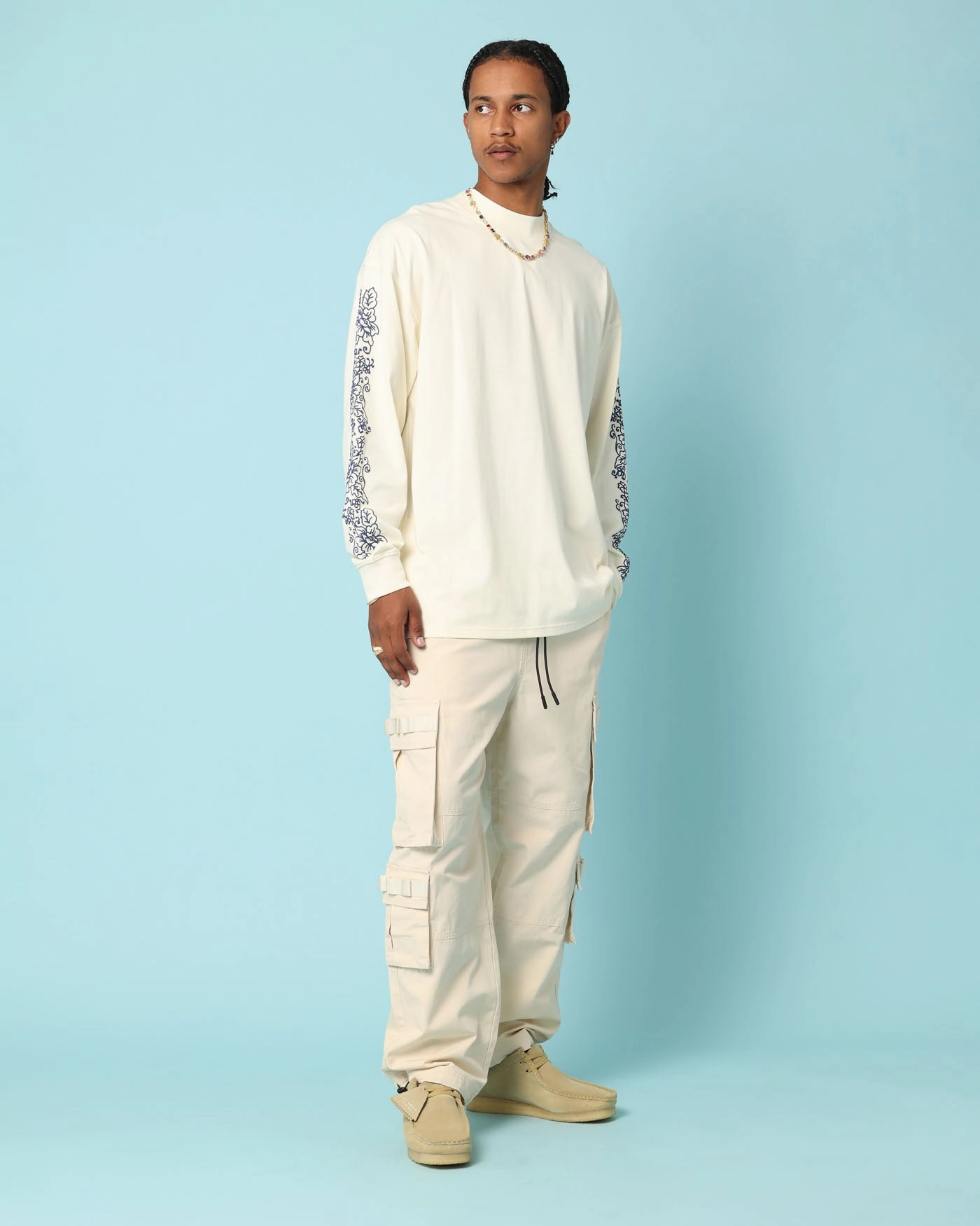 Relaxed Style Workwear Carr?? Boonie Cargo Jogger Off White