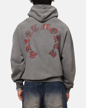 packable ThermalRetention Saint Morta Worldwide Boxy Hoodie Washed Charcoal