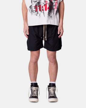 Warm Days MNML Lightweight Zippered Shorts Black