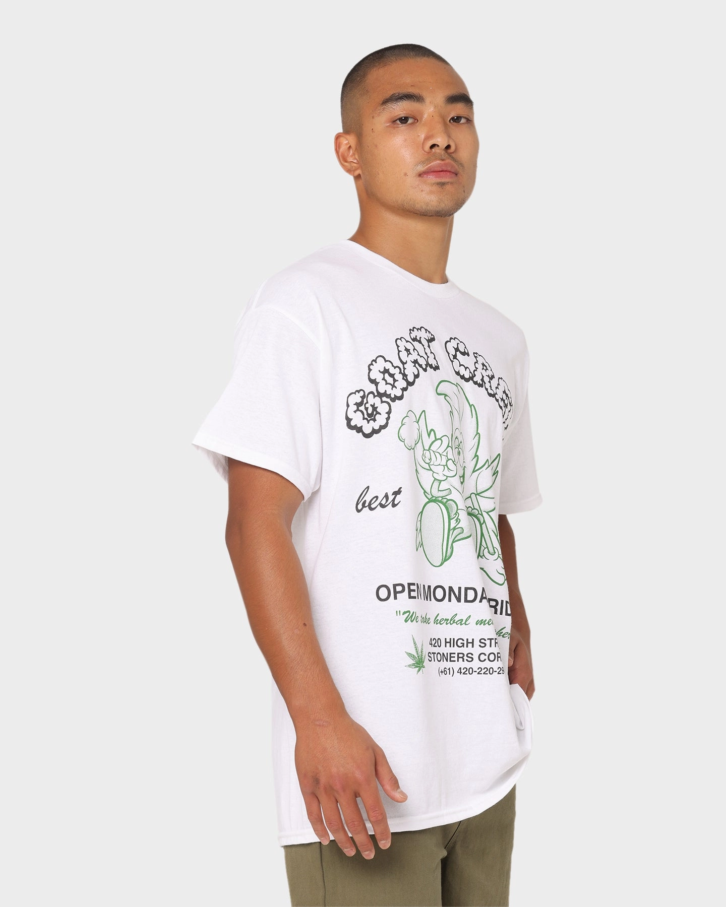 Goat Crew Best Buds T-Shirt Black White Relaxed and Comfy Bold Style