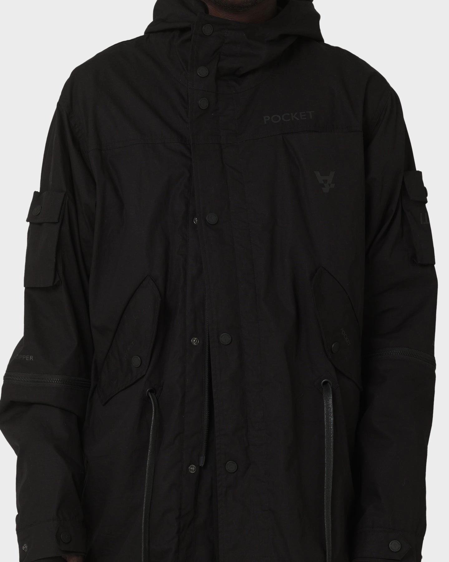 Convertible Design Modern Outerwear The Anti Order God Jacket Black