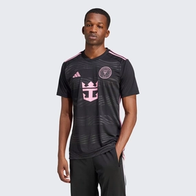 Adidas Inter Miami CF Messi Away Jersey 'Black' Workwear Style