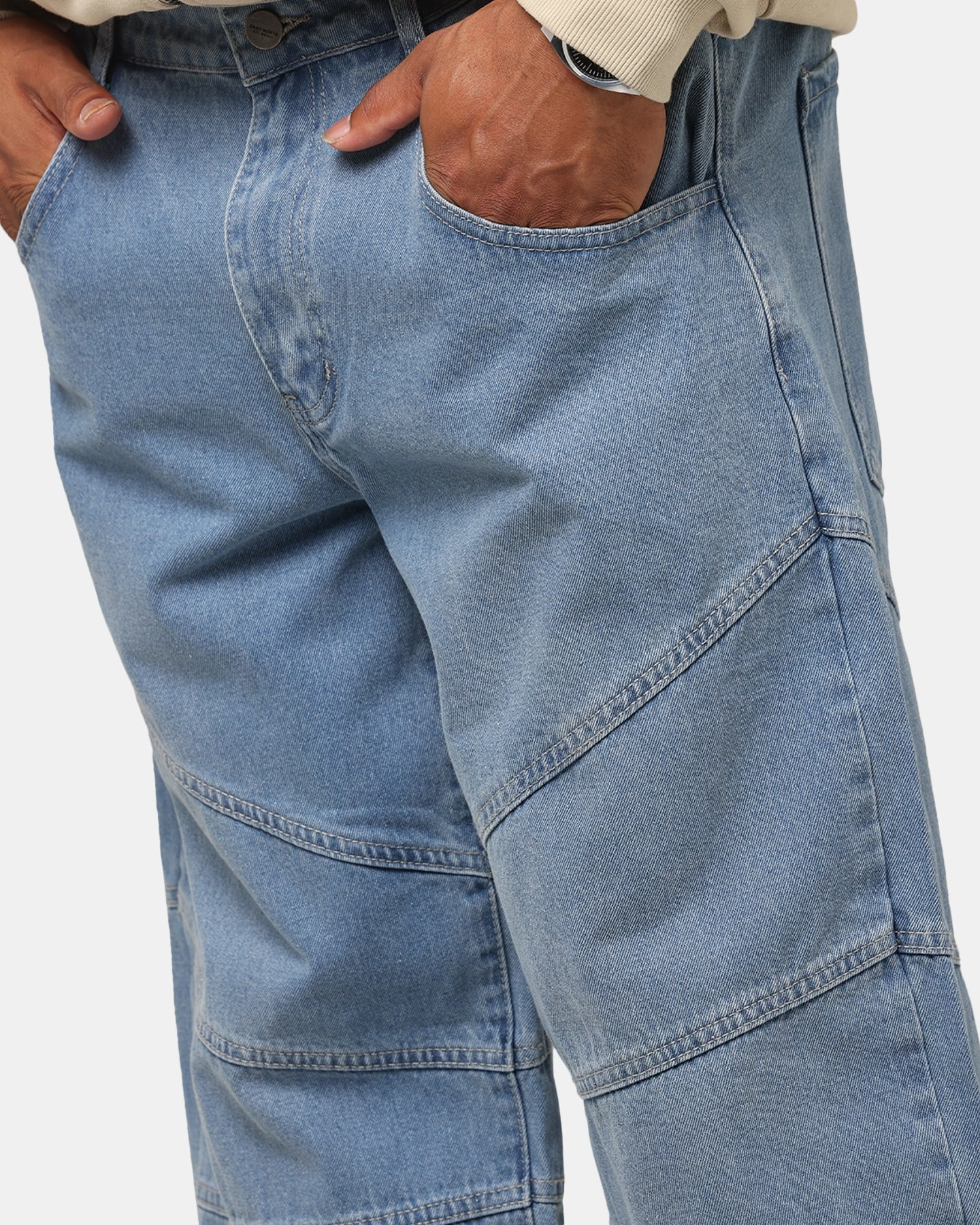 Cozy Vibe Vibrant Trendy Saint Morta Amplus Armoury Jeans Mid Blue