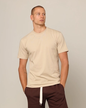 Carr?? Blanc Form T-Shirt Stone Modern Smart