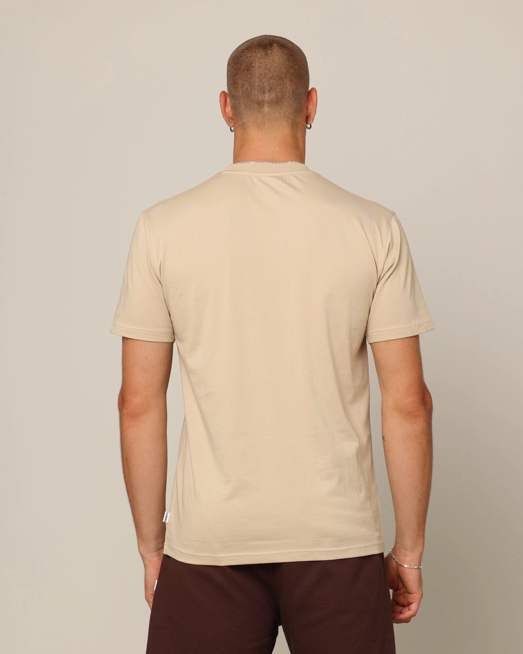 Stylish and Comfortable Beachwear Carr?? Blanc Form T-Shirt Stone