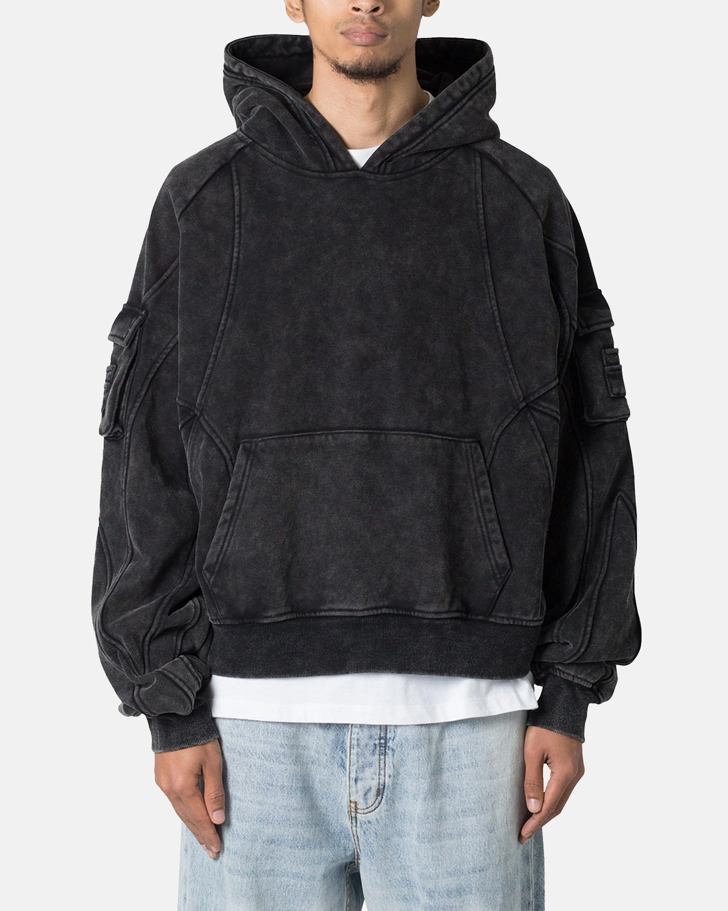 MNML Pocket Hoodie Charcoal Grey anniversary Rugged Comfort