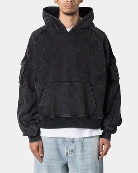 MNML Pocket Hoodie Charcoal Grey anniversary Rugged Comfort