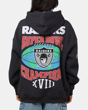 Mitchell & Ness Los Angeles Raiders Super Bowl World Hoodie Faded Black Container