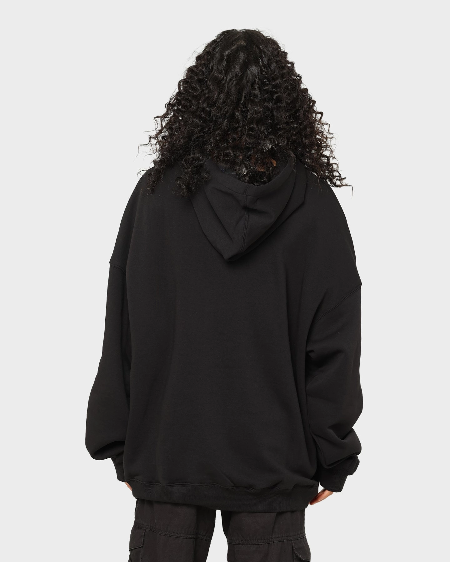 Recycled Polyester Disrupt Majestic Athletic Las Vegas Raiders Tonals Oversized Hoodie Black