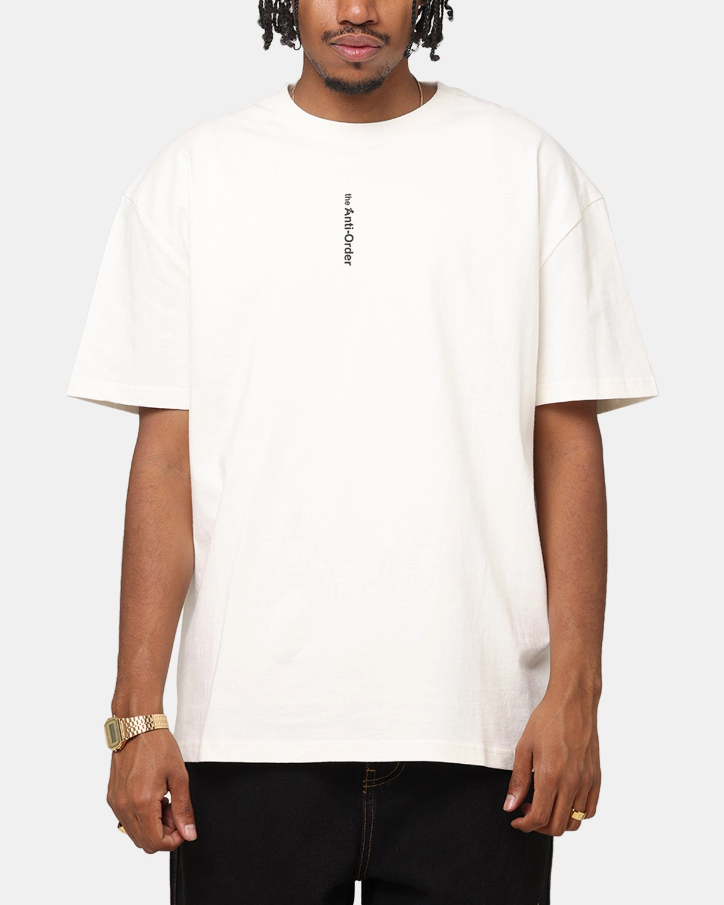 Effortless Style fade resistant color The Anti Order Process Boxy T-Shirt Off White
