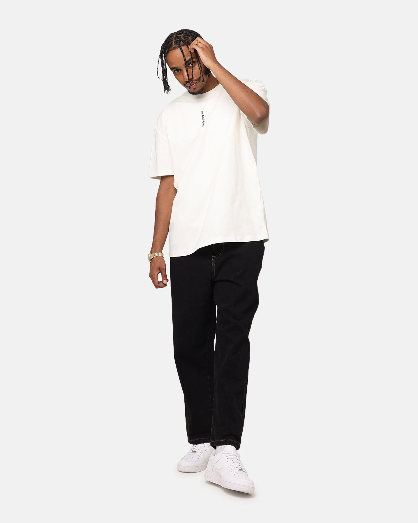 Active Lifestyle The Anti Order Process Boxy T-Shirt Off White