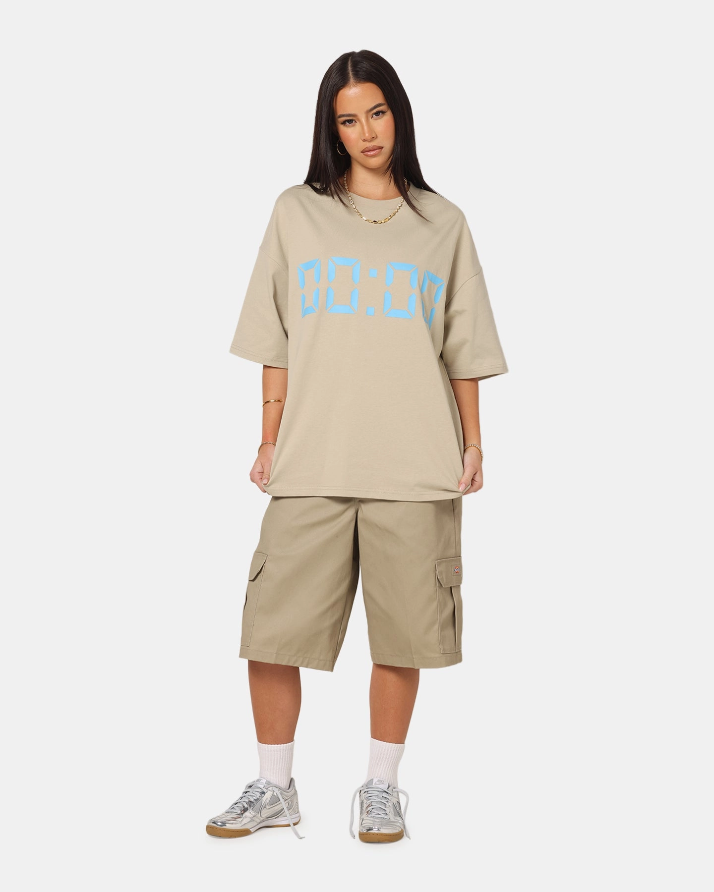 Vouseti Us Against Time T-Shirt Smoke Grey Fashion Fit