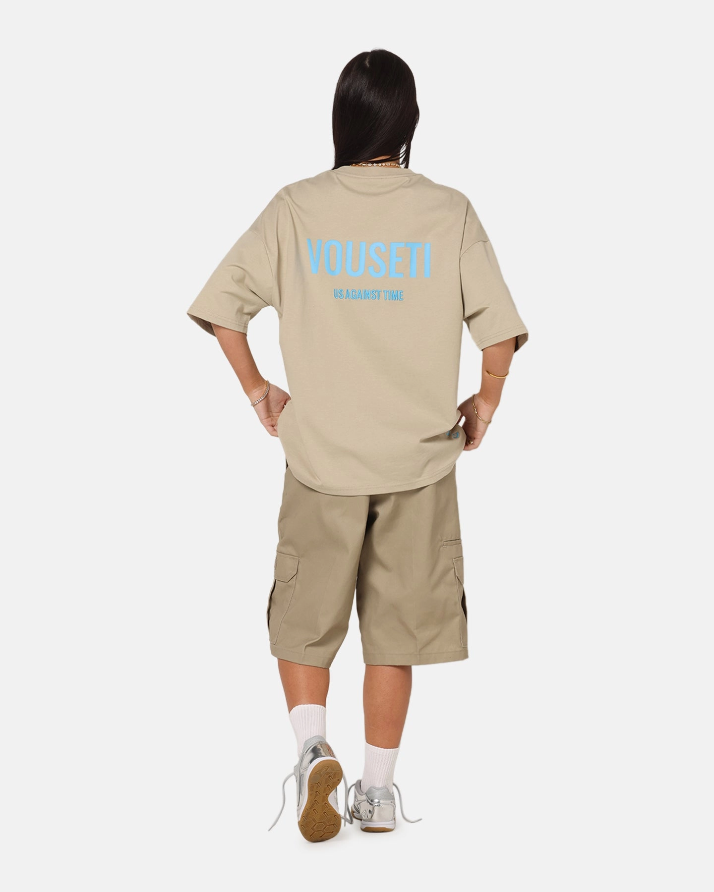 Fit For Movement Vouseti Us Against Time T-Shirt Smoke Grey