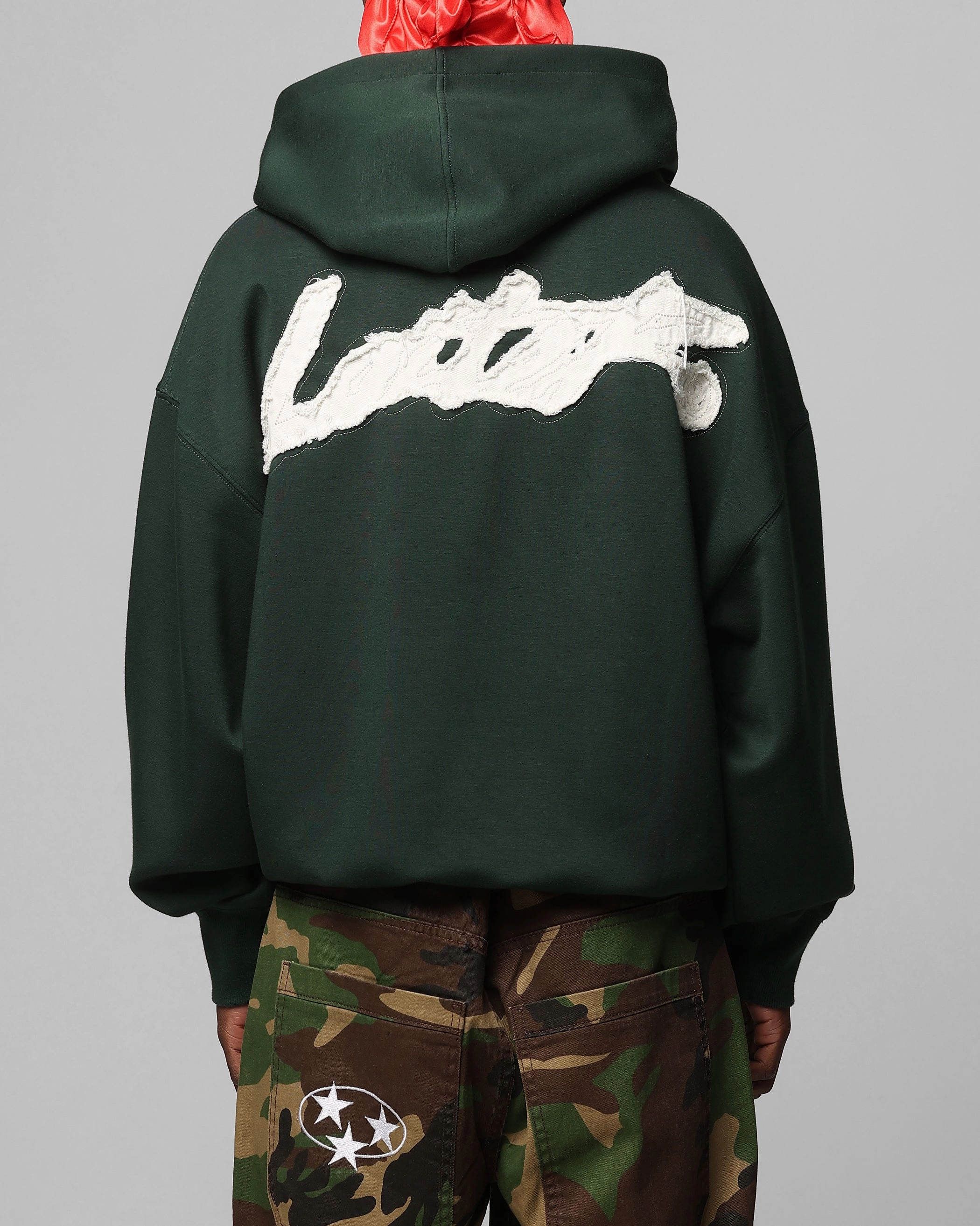 Heat Retention Technology Aid Loiter Chroma Premium Hoodie Dark Green