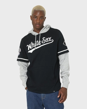 adults Compliment 47 Brand Chicago White Sox Shortstop Hoodie Jet Black