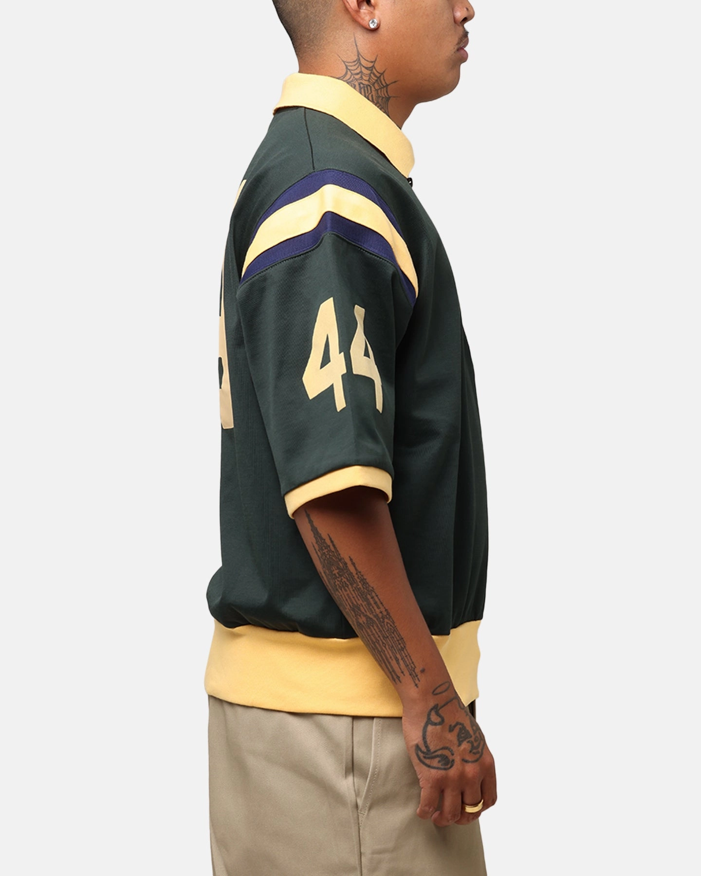 Colorfast Technology Champion 50's Pool Boy Shirt Dark Green